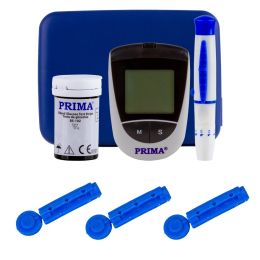 Medical practice/Medical Laboratory/LABORATORY TESTS - Package PRIMA Blood Glucose Meter with 200 Test Strips and 200 Lancets