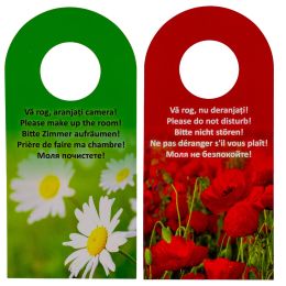 Horeca/PRODUITS HORECA/Fournitures pour chambres d'hôtel - Panneau PRIMA « Ne pas déranger » / « Nettoyer la chambre », pour hôtels