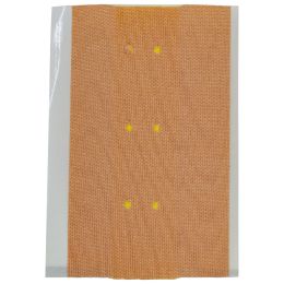 Medical cabinet/PLASTURI SI LEUCOPLAST/Plasturi - Plasturi cu Rivanol 0.1%, adezivi, sterili, 6x10 cm, din panza, nude, 5 bucati