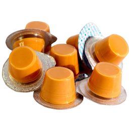 Stomatologie Cabinet/ARTICOLE PROFILAXIE/Materiale Profilaxie - Pasta profilaxie, granulatie medie, cu aroma de portocala, 100 bucati x 2g