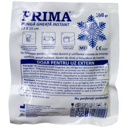 Stomatologie Cabinet/PROTECTIE MEDIC SI PACIENT/Terapie Cald - Rece - Punga gheata instant, 13x15cm, 105g, PRIMA, uz extern