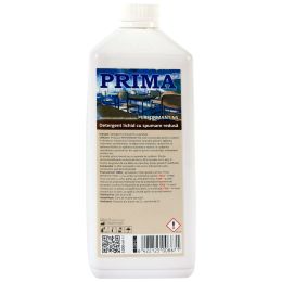 Detergent nespumant inodor PRIMA, incolor, pentru suprafete, 1 litru concentrat