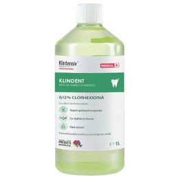 Stomatologie Cabinet/ARTICOLE PROFILAXIE/Igiena Dentara - Apa de gura cu Clorhexidina 0.12%, 1 L, KLINDENT, fara alcool, mentol