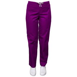 Work Uniforms/PROFESSIONAL UNIFORMS/Unisex Costumes - VIVI Premium Unisex Medical Trousers, Purple, XS