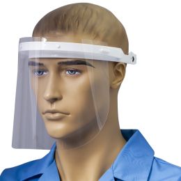 Promotii/Stomatologie Cabinet/PROTECTIE MEDIC SI PACIENT - Viziera de protectie faciala PRIMA, reutilizabila, cu 10 ecrane, 28x19 cm