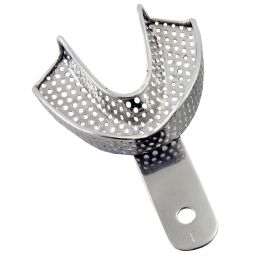 Dental Practice/DENTAL MATERIALS/Impression Materials - PRIMA Stainless Steel Lower Impression Tray, Various Sizes