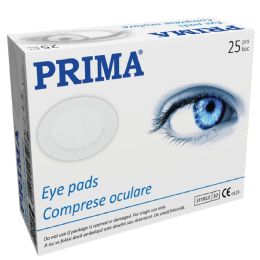 Comprese oculare sterile PRIMA, 56x70mm, 25 bucati
