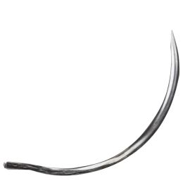 Veterinar/SUTURI CHIRURGICALE VETERINARE/Instrumentar Chirurgical Veterinar - Ace chirurgicale veterinare tip BRF, cu varf rotund (taper point), 3/8 Cerc, cu 2 ochiuri, diverse lungimi, nesterile, din inox, 12 bucati