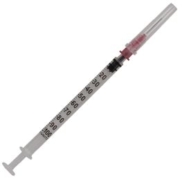Arztpraxis/Zahnarztpraxis/SPRITZEN UND MEDIZINISCHE NADELN - PRIMA 1-ml-Insulinspritzen mit abnehmbarer 29G 1/2"-Kanüle, Luer-Slip, 100 Stück