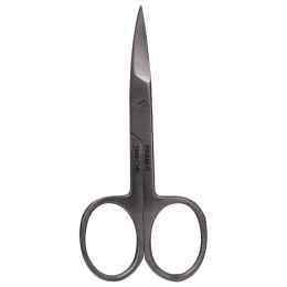 Spa Cosmétique/PRODUITS POUR MANUCURE ET PÉDICURE/Instruments de manucure et de pédicure - Ciseaux combinés en acier inoxydable pour ongles et cuticules, lames moyennement courbées, 9 cm