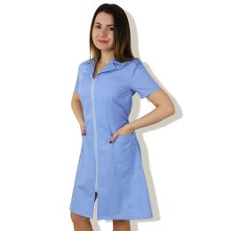 Lichidari/Uniforme/UNIFORME LUCRU - Sarafan dama AURA Clasic bleu, 3XL - Uniforma Medicala