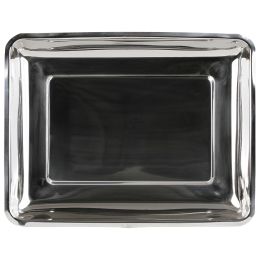 Sterilisation and Disinfectants/Veterinary/INSTRUMENT BOXES AND TRAYS - PRIMA Stainless steel tray, 425x330x35 mm, for medical and horeca use