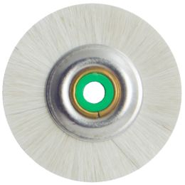 Stomatologie Cabinet/SISTEME DE LUSTRUIRE/Finisare si Lustruire - Perie alba nylon, foarte fina, pentru lustruirea protezelor, 49mm, PRIMA