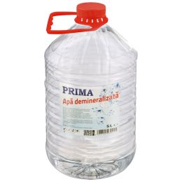 Apa demineralizata PRIMA, 5 litri
