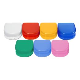 Stomatologie Cabinet/ARTICOLE PROFILAXIE/Igiena Dentara - Cutie gutiera si proteza dentara PRIMA - pentru depozitare si transport, plastic durabil, diverse culori