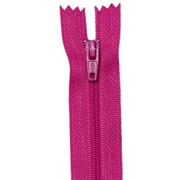 Stoffe & Schneidereibedarf/SCHNEIDERZUBEHÖR/Reißverschlüsse, Knöpfe und Heftklammern - Spiral-Polyesterreißverschluss, rosa, 80cm