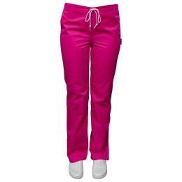 Lichidari/Uniforme/UNIFORME LUCRU - Pantalon medical dama EVA Clasic, elastic si snur, 3 buzunare, Roz, XS