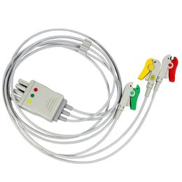 Cablu ECG/EKG cu 3 fire pentru Nihon Kohden
