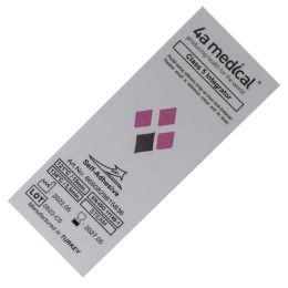 Sterilisation and Disinfectants/STERILISATION/Sterilisation Indicators and Accessories - Class 5 Chemical Integrator Strips for Steam Sterilization, Self-Adhesive, 250 Pieces