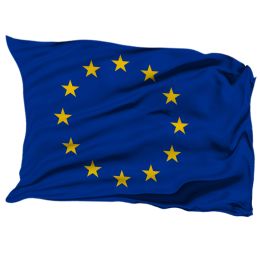 Drapel UE, pentru exterior, din poliester, 90x135cm 
