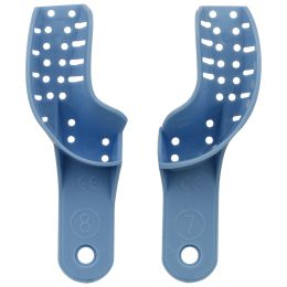 Dental Practice/DENTAL MATERIALS/Impression Materials - PRIMA Impression Trays, Plastic, Half-Arch, 1 Pair 