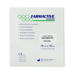  - Pansament cu alginat de calciu, pentru vindecarea plagilor cu exudat, 10x10 cm, 10 bucati/cutie