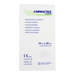  - Pansament cu alginat de calciu, pentru vindecarea plagilor cu exudat,10x20 cm, 5 bucati/cutie