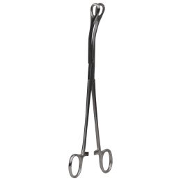 Medical cabinet/SUTURI CHIRURGICALE/Instrumentar Medical & Chirurgical - Pensa port-tampon Foerster, curbata, 25cm, din otel inoxidabil