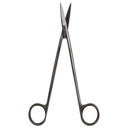 Vétérinaire/ÉQUIPEMENTS ET INSTRUMENTS VÉTÉRINAIRES/Instruments vétérinaires - Ciseaux courbes PRIMA Kelly pour fistules, 18 cm, acier inoxydable