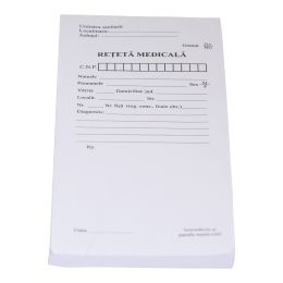 Retetar medical, A6, 100 file