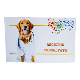 Registru pentru consultatii, uz veterinar, A4, 100 file