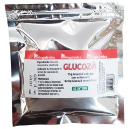 Black Friday - Glucoza anhidra, test pentru glicemie provocata, 75g