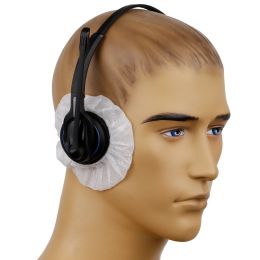 Igiena & Protectie/UNICA FOLOSINTA Protectie & Igiena/Black Friday - Huse protectie de unica folosinta pentru casti RMN, PRIMA, PPSB, albe, cu elastic, 50 bucati