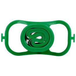 Medical practice/SPIROMETRY/Mouthpieces - Disposable Endoscopy Mouthpiece with Adjustable Strap, Green, Non-Sterile