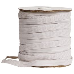 Liquidation/Fabrics & Tailoring Accessories/Tailoring accesories - White Sewing Elastic Band, 10 mm x 1 m