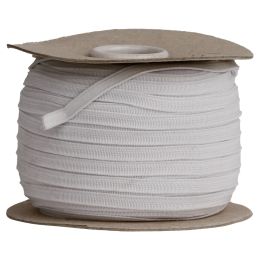Liquidation/Fabrics & Tailoring Accessories/Tailoring accesories - White Sewing Elastic Band, 5 mm x 1 m
