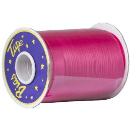 Banda bias perforata, cu snur din satin roz inchis, latime 15mm, 1 metru