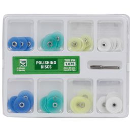Stomatologie Cabinet/SISTEME DE LUSTRUIRE/Finisare si Lustruire - Kit Universal 80 Discuri Finisat + Mandrina TorVM 1.075 1set