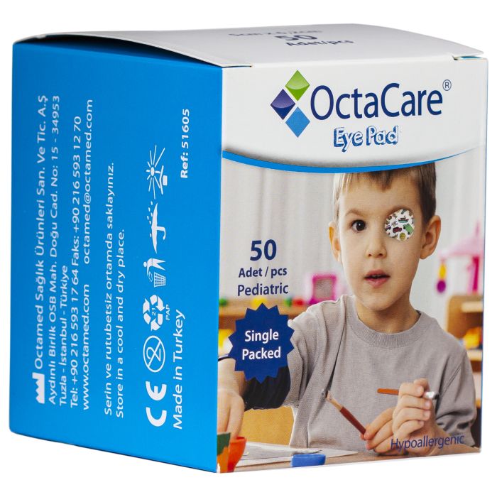 OctaCare Pediatric Eye-Pad for Boys 50 pcs - Vetro Design