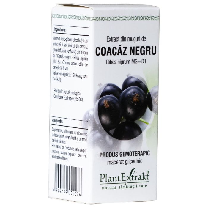 Extract din mladite de Coacaz negru 50ml Plant Extrakt - Vetro.ro