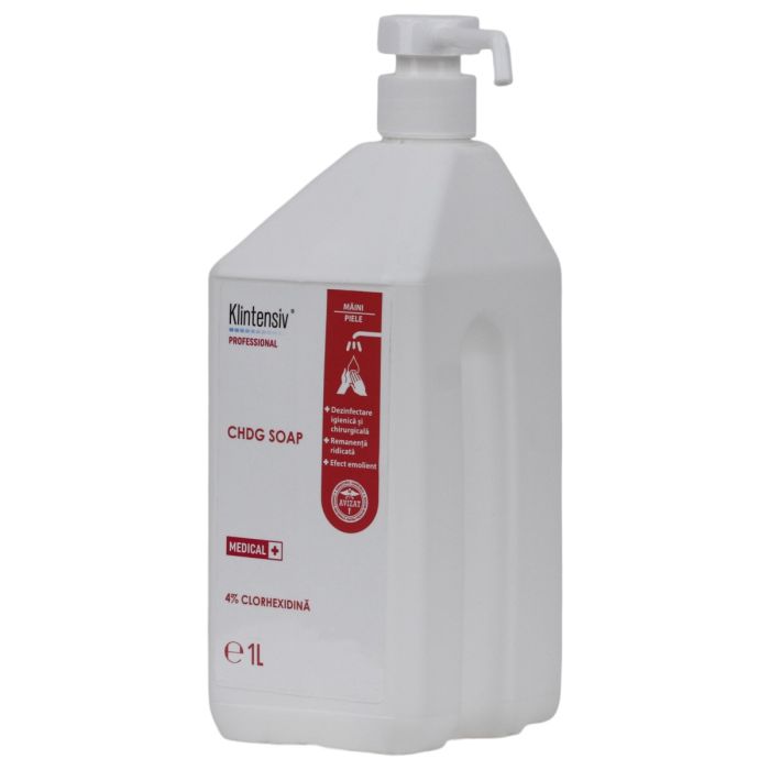 Sapun antibacterian Klintensiv, clorhexidina 4%, 1L - Vetro.ro