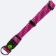 Veterinärmedizin/HAUSTIERBEKLEIDUNG & ZUBEHÖR/Haustierzubehör - Hundehalsband Fuchsia 25-35 cm für kleine und mittelgroße Hunde, 15 mm breit, verstellbar, Nylon-Polypropylen, strapazierfähig, Colorado