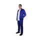 Uniforme/UNIFORME LUCRU/Halate si Costume de Lucru - Haina de lucru unisex JACK, Clasic, tercot, maneca lunga, inchidere nasturi, albastru, L