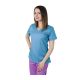 Női blúzok és kabátok - Női orvosi köpeny, MIRA Classic, rövid ujjú, 2 zsebbel, világoskék, XS