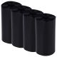 Veterinary/VETERINARY SUPPLIES/Veterinary Supply Products - Dog Waste Bags, Black, 4 Rolls x 20 Pieces